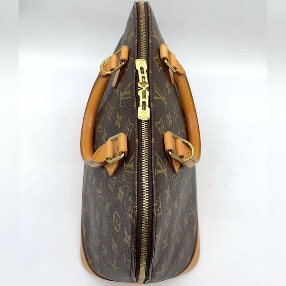 Louis Vuitton Alma PM Handbag in Monogram Canvas and Leather in Brown - Picture 8 of 16